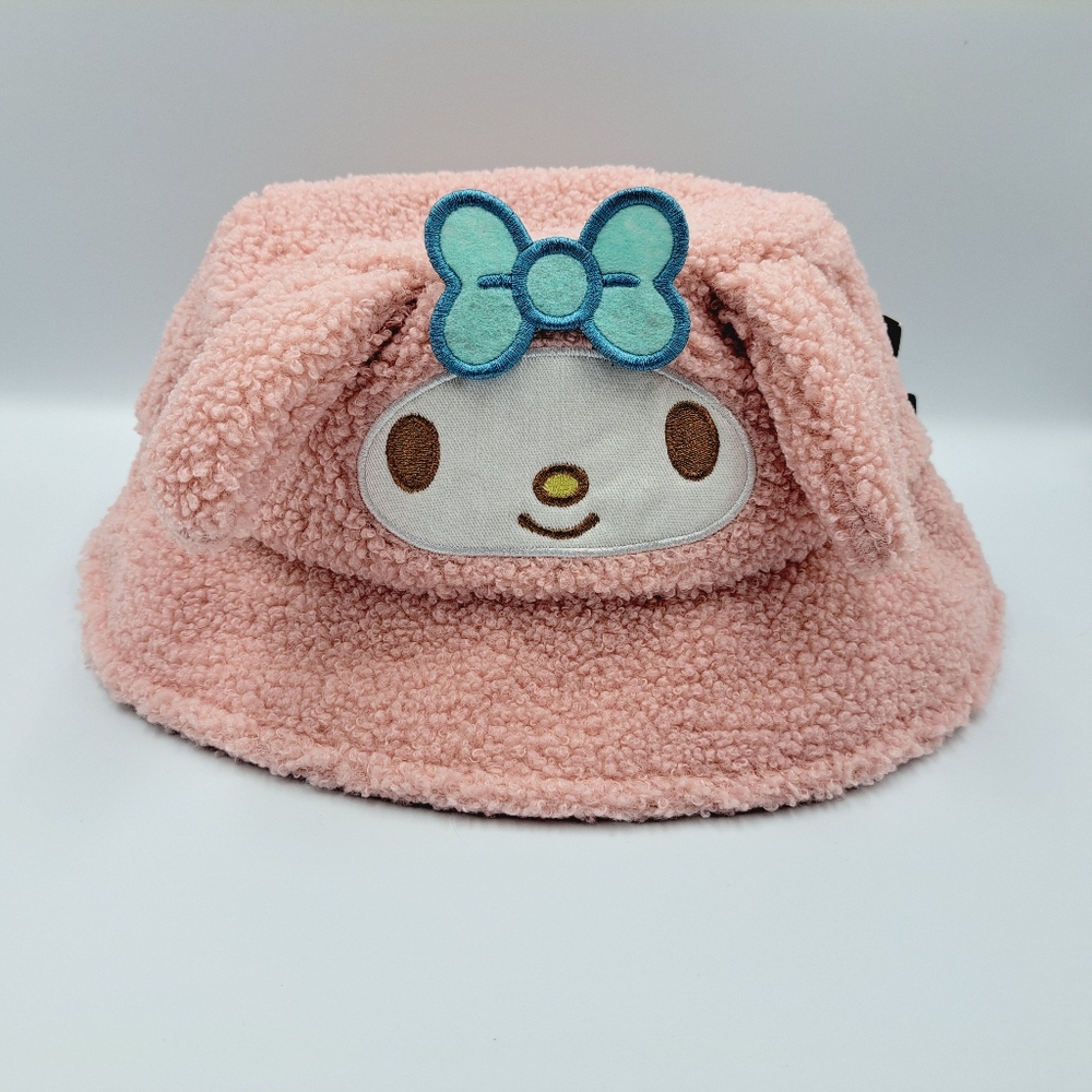 Hello Kitty My Melody Fuzzy Bucket Hat